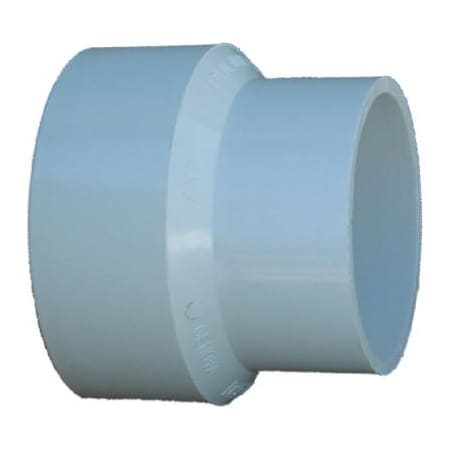 Charlotte Pipe And Foundry 4x3 DWV Adap Coupling PVC 01117 0600HA